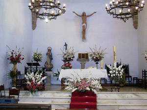 Interior de la iglesia de Alcubillas